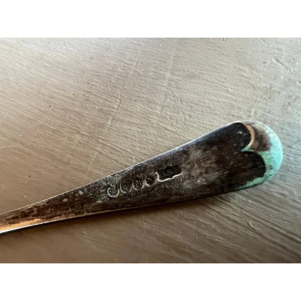 Vintage EPNS Silver Plated Salt Spoon 5